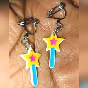 Super cute girls clip-on earrings
